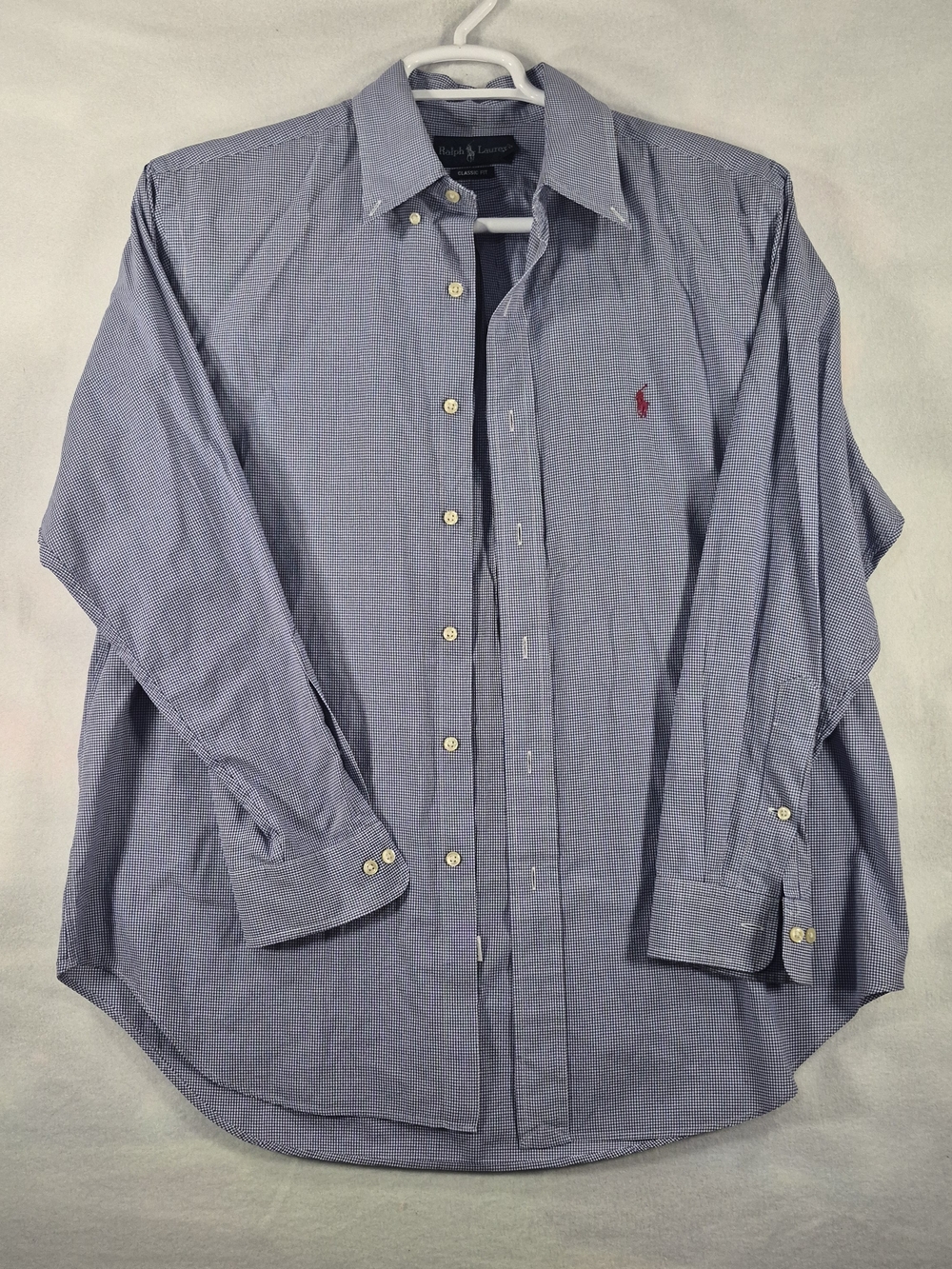 Polo by Ralph Lauren Men's Blue Button-Down Dress Shirt